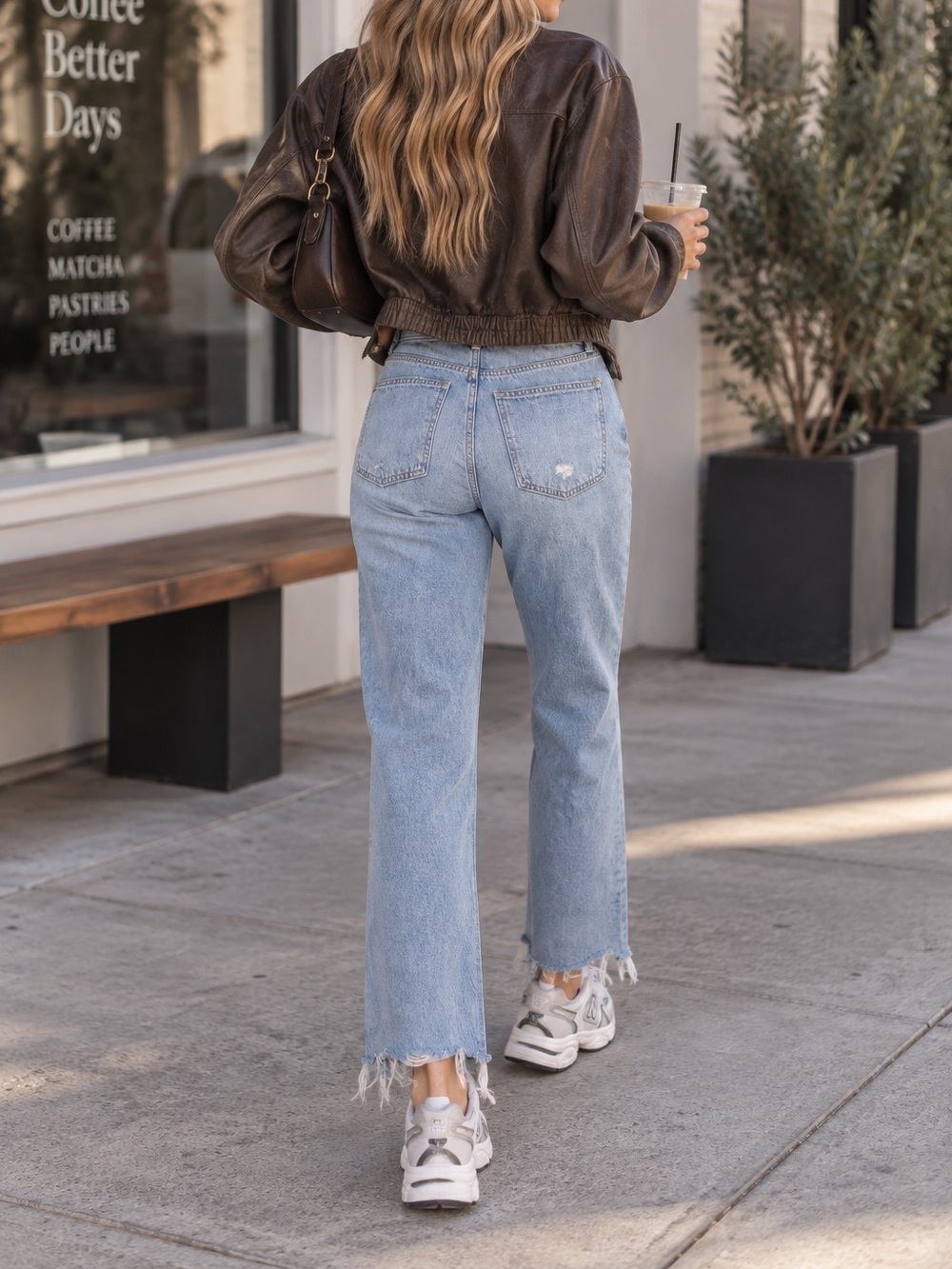 NUUDS The Straight Classic Jeans Ranger Light Wash Distressed Raw Hem size 26/S - Picture 13 of 14